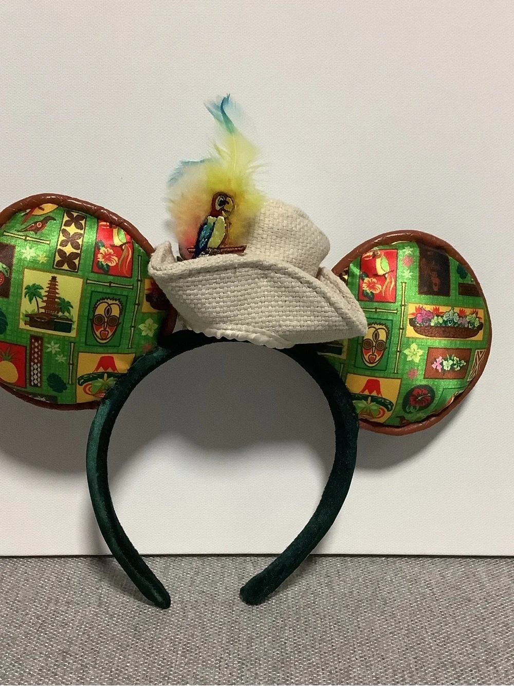 Disney World Enchanted Tiki Room 50th Anniversary Mouse Ears Headband